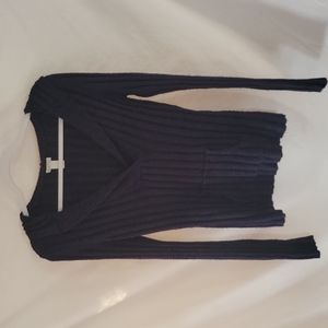 Navy Blue Hooded Sweater
